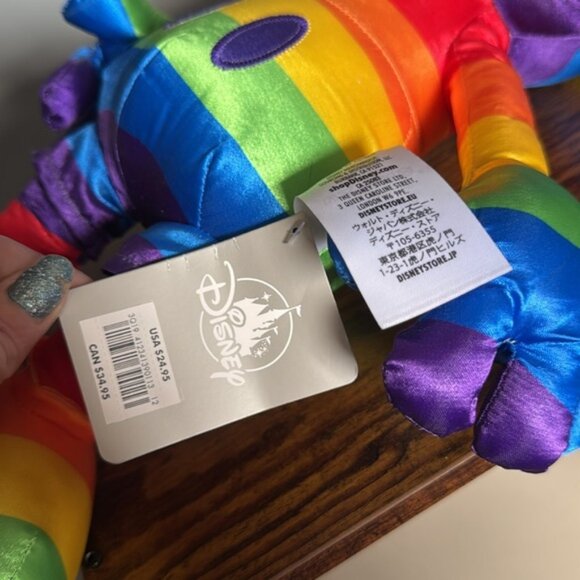 Disney Parks Exclusive 2019 Pride Rainbow Mickey Mouse Plush 15” - Picture 5 of 6
